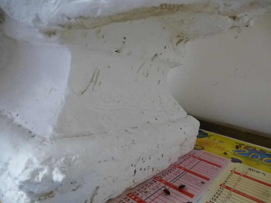 statue : buste de la République, détail de la signature