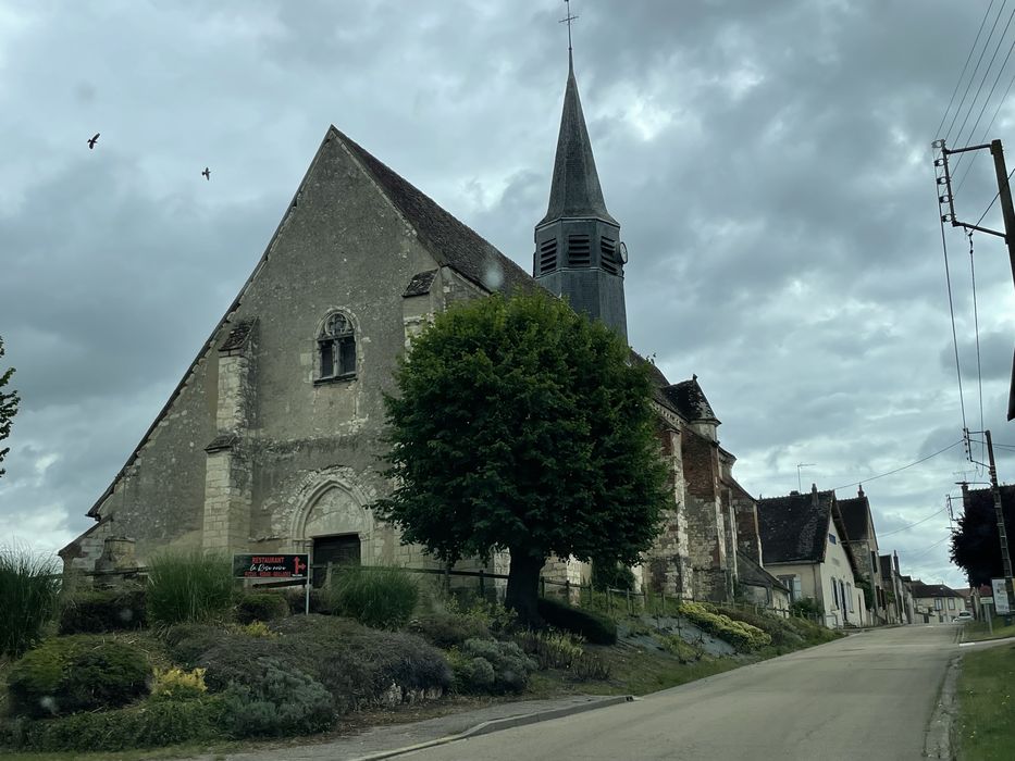façade ouest, vue partielle