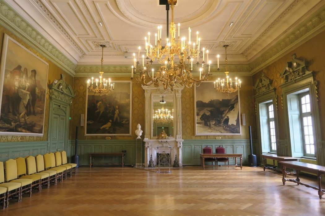 salle d’honneur, vue vers l’ouest