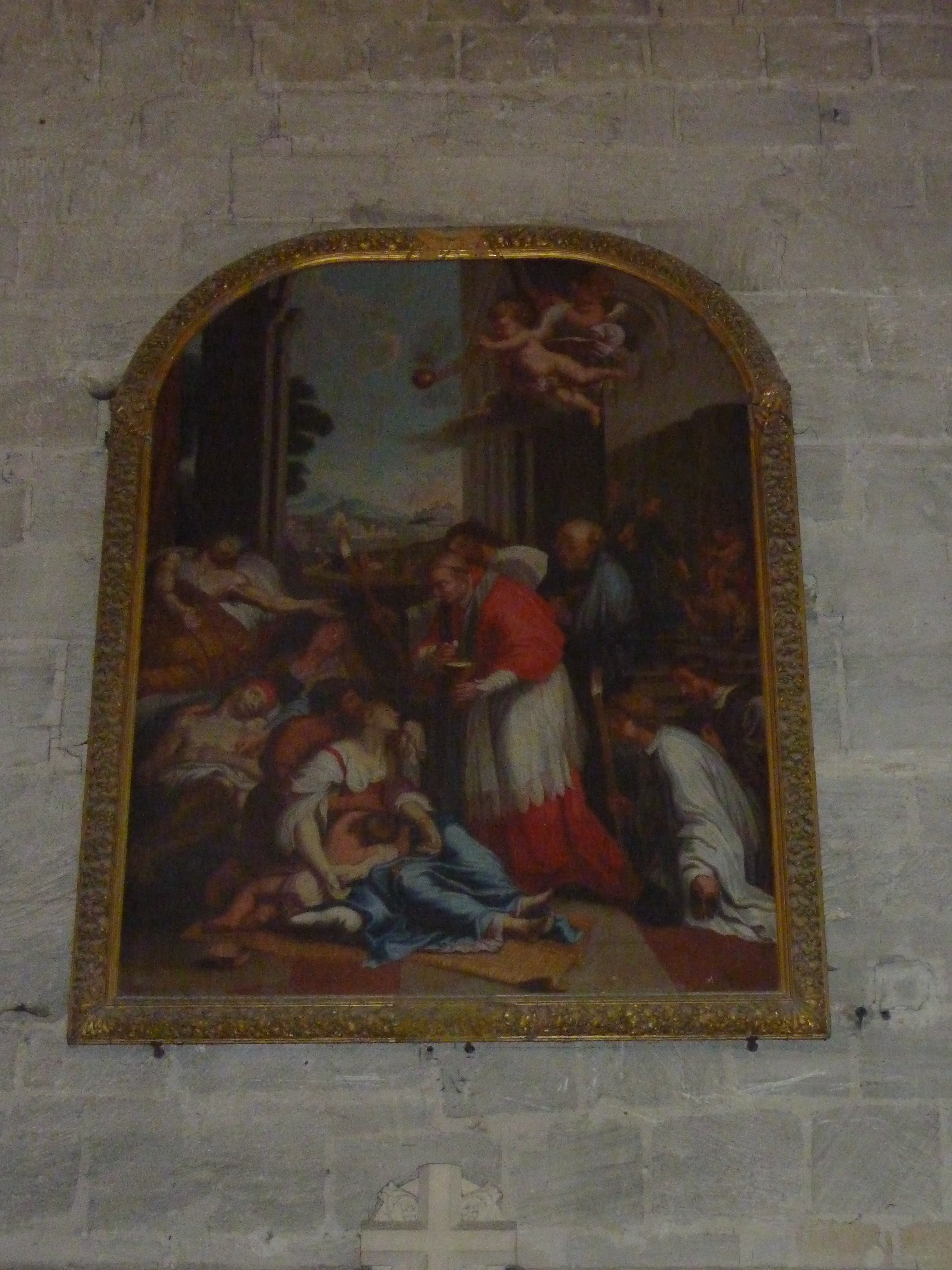 tableau : Saint Charles Borromée (bas côté sud)