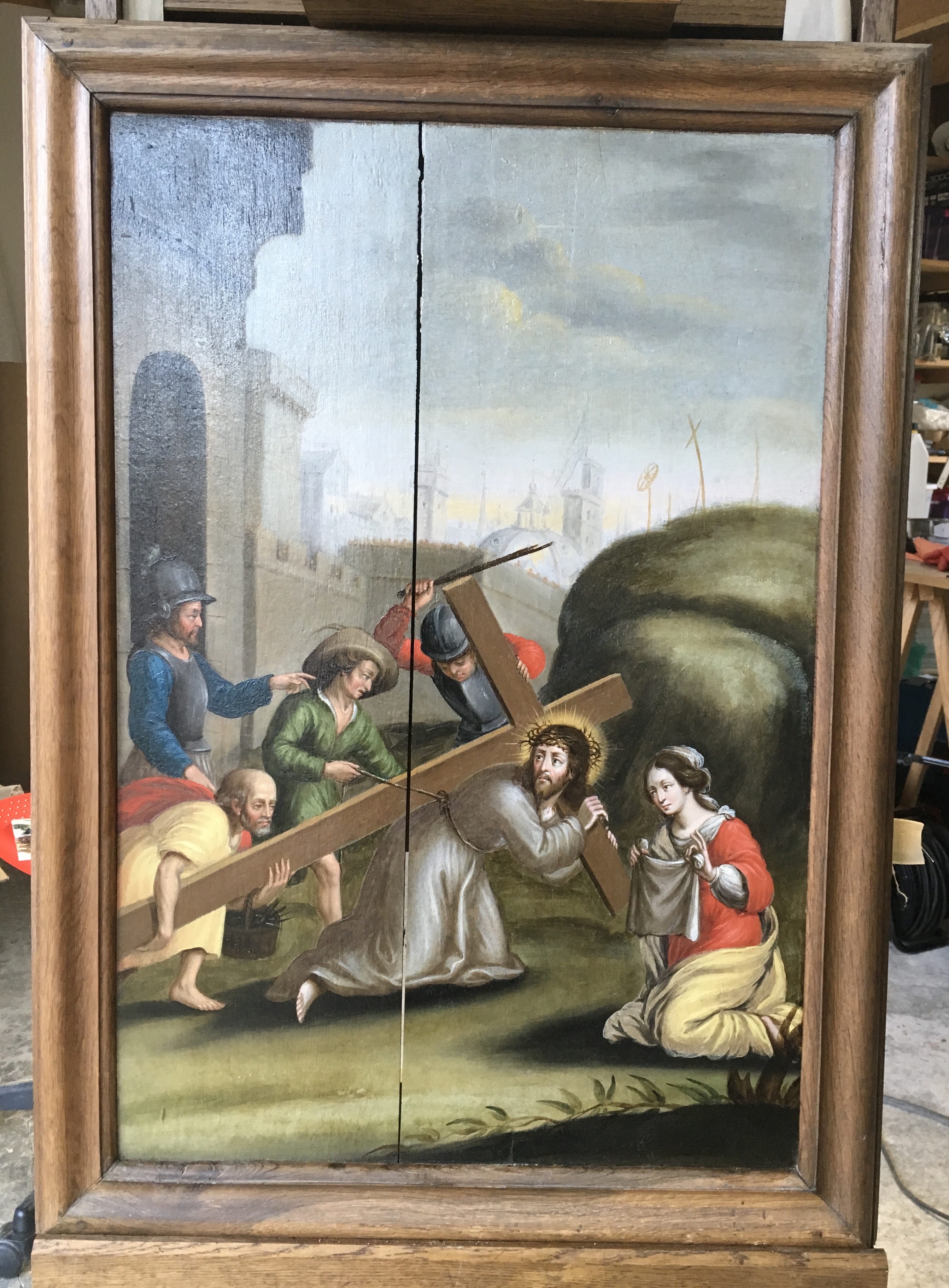 tableau : La Montée au Calvaire