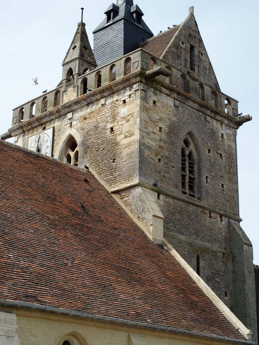 clocher, élévations nord et est