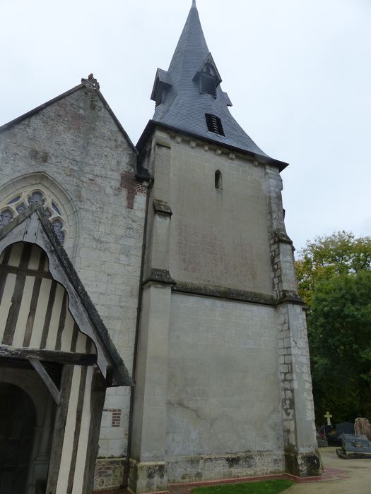 clocher, élévation ouest