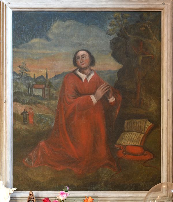 tableau : Saint Cénéri en prière