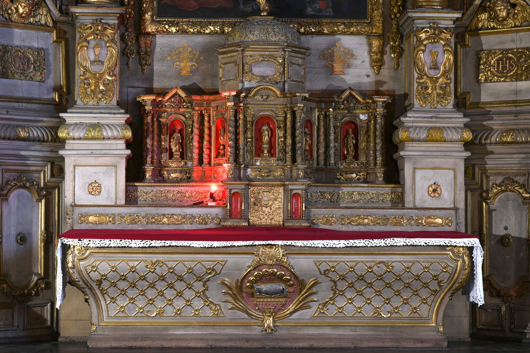 maître-autel, retable, tabernacle