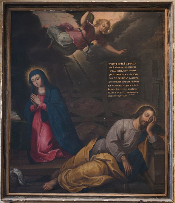 tableau : Le Songe de saint Joseph - © Ministère de la Culture (France), Direction Régionale des Affaires Culturelles de Normandie – Tous droits réservés 