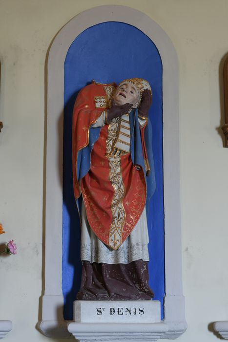 statue : Saint Denis - © Ministère de la Culture (France), Direction Régionale des Affaires Culturelles de Normandie – Tous droits réservés 