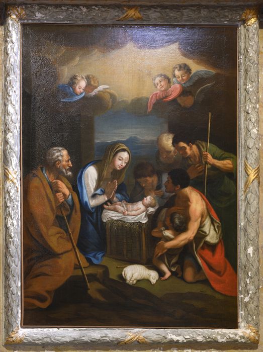 tableau : Adoration des bergers (l') - © Ministère de la Culture (France), Direction Régionale des Affaires Culturelles de Normandie – Tous droits réservés 