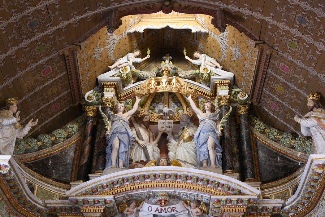 retable du maître-autel, dais d'architecture
