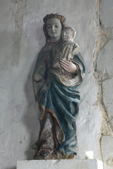 statue : Vierge à l'Enfant - © Ministère de la Culture (France), Direction Régionale des Affaires Culturelles de Normandie – Tous droits réservés 