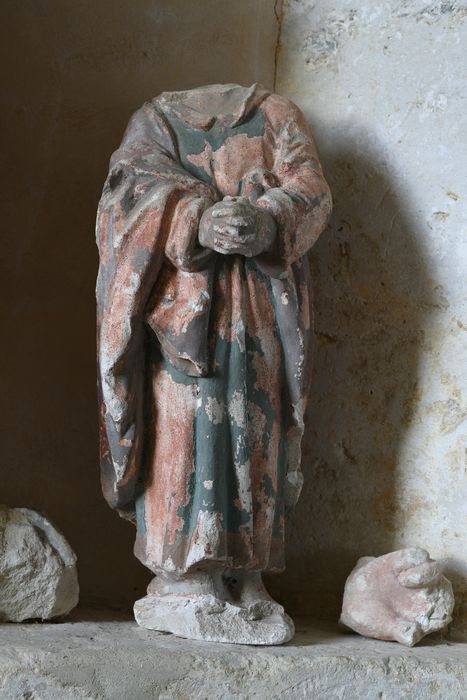 statue : Saint non identifié - © Ministère de la Culture (France), Direction Régionale des Affaires Culturelles de Normandie – Tous droits réservés 