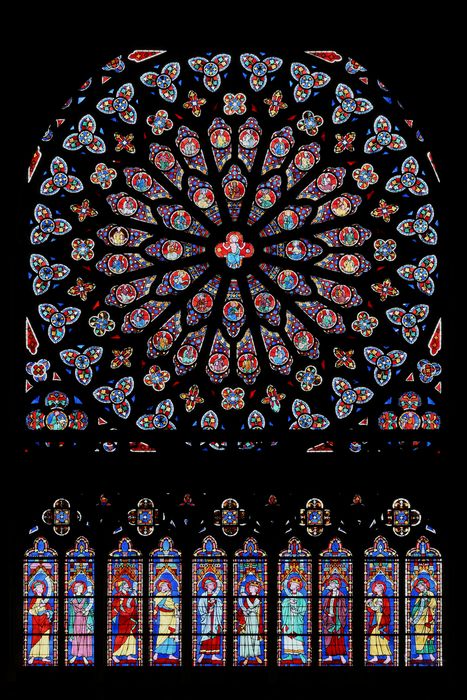 verrières du transept sud