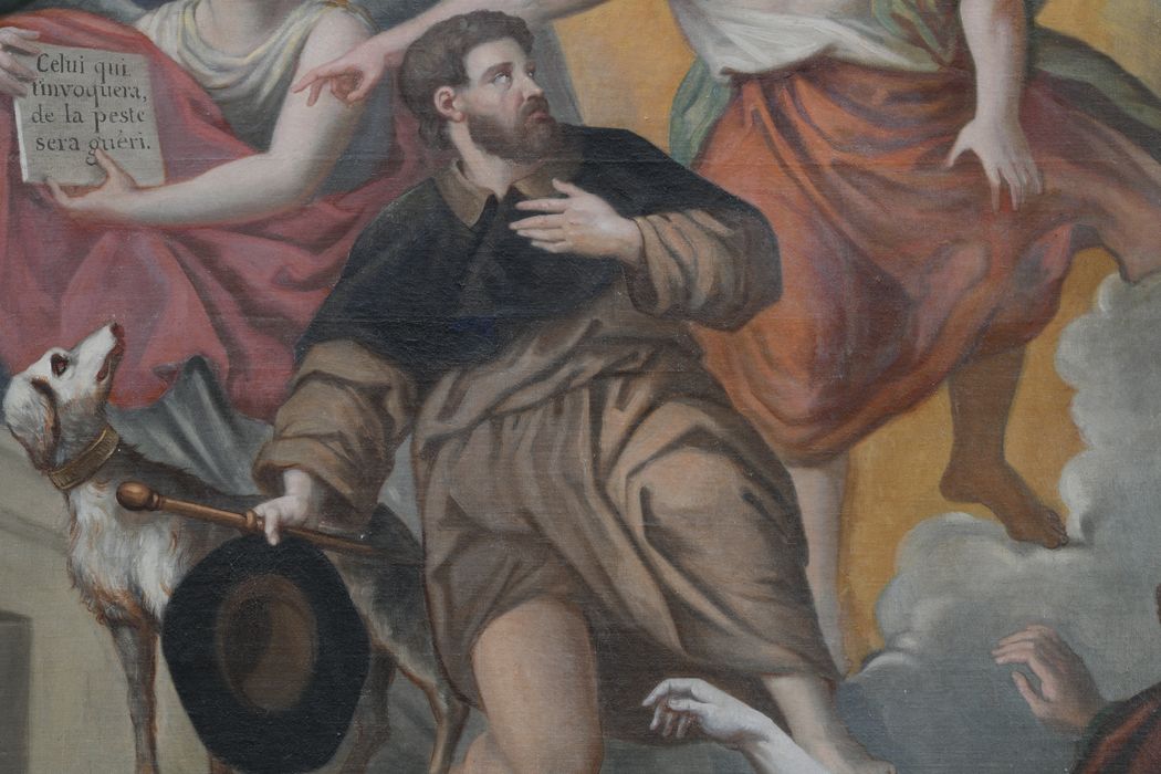 tableau : Saint Roch, détail