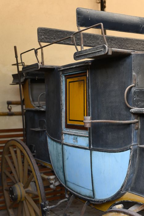 voiture hippomobile : drag, vue partielle