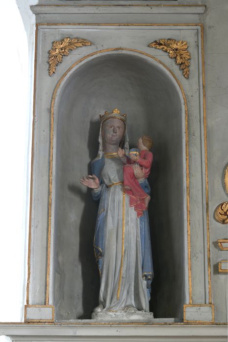 statue : Vierge à l'Enfant - © Ministère de la Culture (France), Direction Régionale des Affaires Culturelles de Normandie – Tous droits réservés 