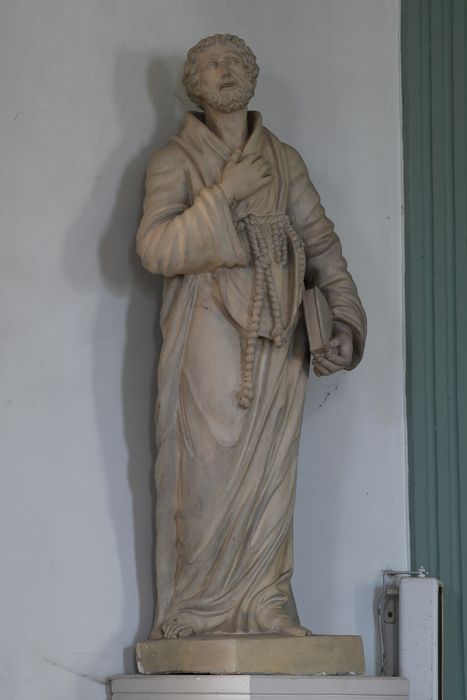 statue : Cordelier (Saint François d'Assise ?) - © Ministère de la Culture (France), Direction Régionale des Affaires Culturelles de Normandie – Tous droits réservés 