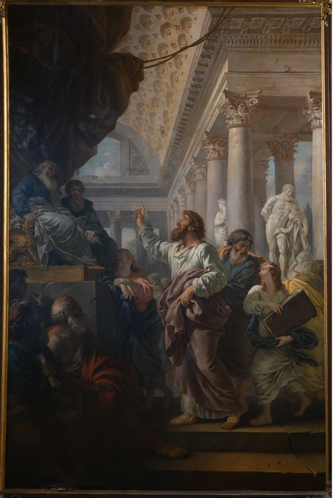 tableau : Saint Paul devant l'aréopage - © Ministère de la Culture (France), Direction Régionale des Affaires Culturelles de Normandie – Tous droits réservés