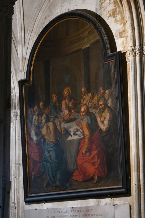 tableau : Cène (la) - © Ministère de la Culture (France), Direction Régionale des Affaires Culturelles de Normandie – Tous droits réservés