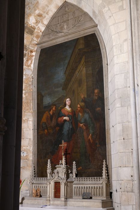 tableau : Visitation (la) - © Ministère de la Culture (France), Direction Régionale des Affaires Culturelles de Normandie – Tous droits réservés