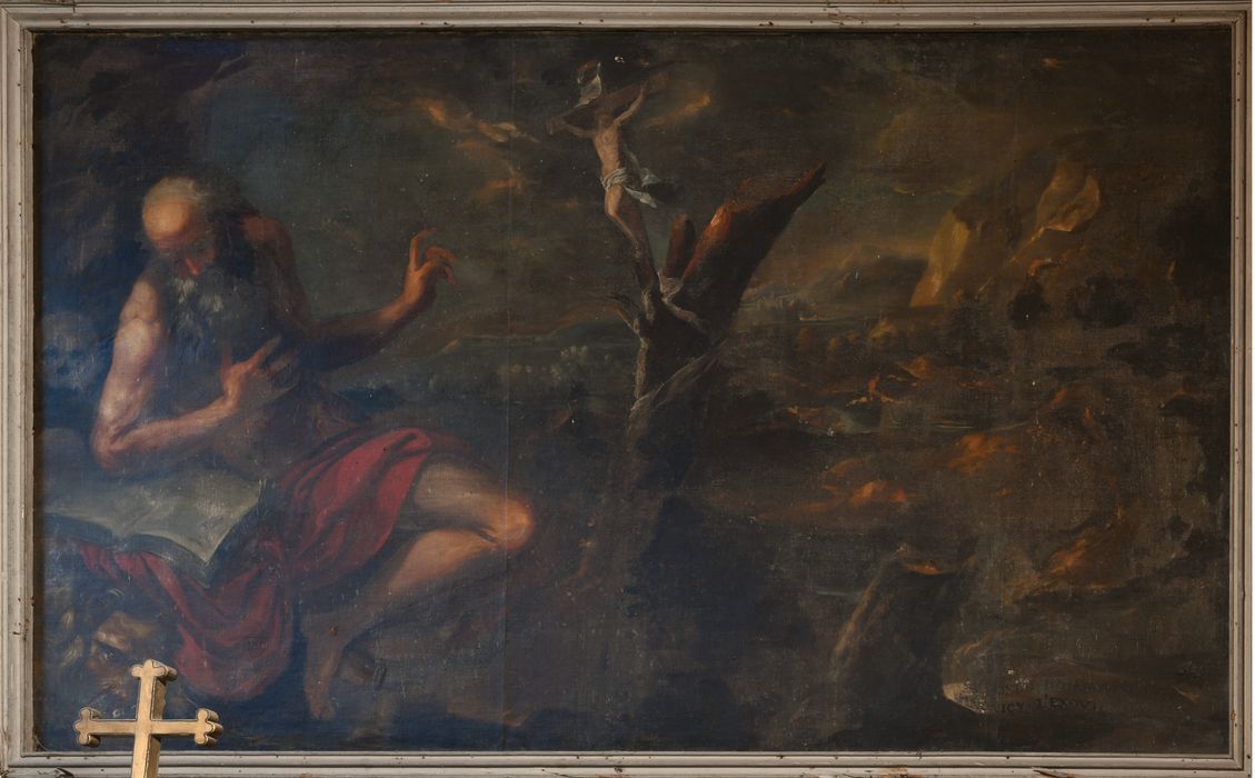 tableau : Saint Jérôme - © Ministère de la Culture (France), Direction Régionale des Affaires Culturelles de Normandie – Tous droits réservés