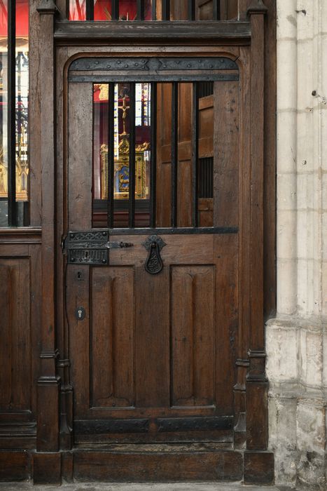 clôture de la chapelle du Trésor, vantail de la porte d’accès