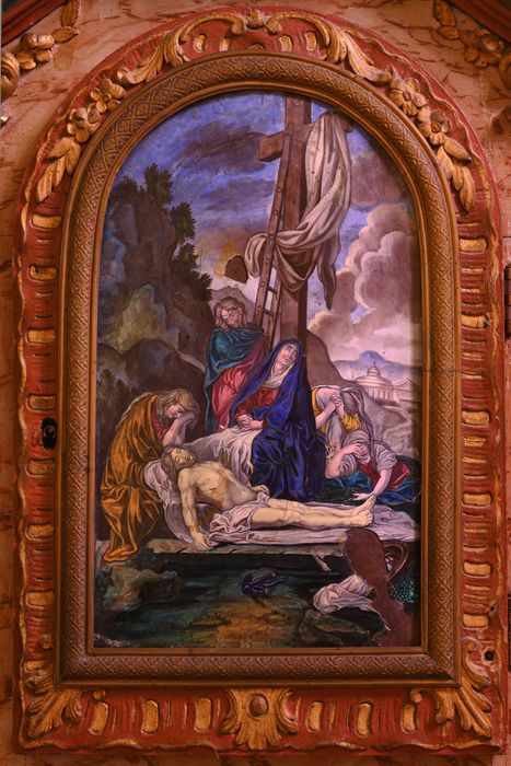peinture : Saintes Femmes recevant le corps du Christ (les) - © Ministère de la Culture (France), Direction Régionale des Affaires Culturelles de Normandie – Tous droits réservés
