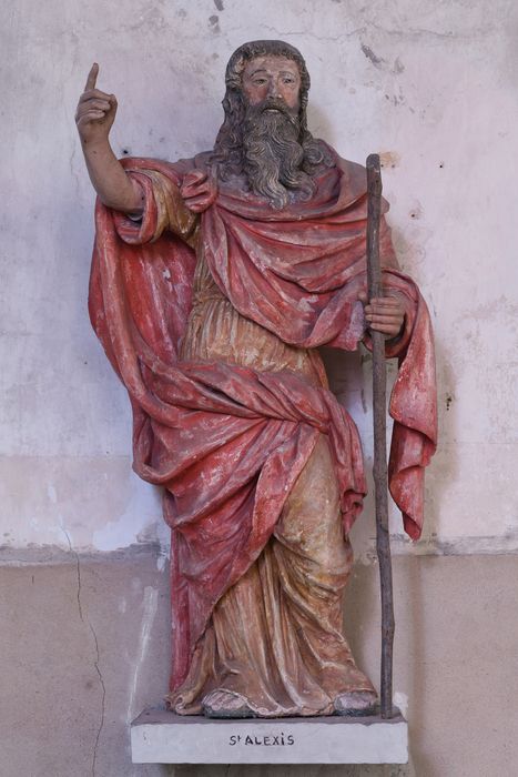 statue : Saint Pantaléon - © Ministère de la Culture (France), Direction Régionale des Affaires Culturelles de Normandie – Tous droits réservés