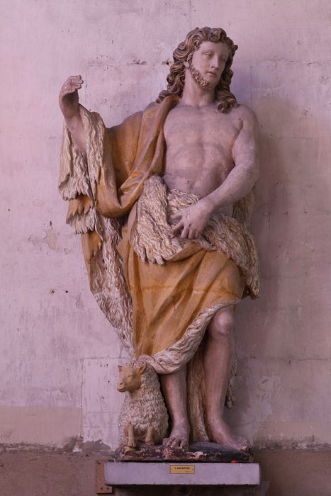 statue : Saint Jean-Baptiste - © Ministère de la Culture (France), Direction Régionale des Affaires Culturelles de Normandie – Tous droits réservés