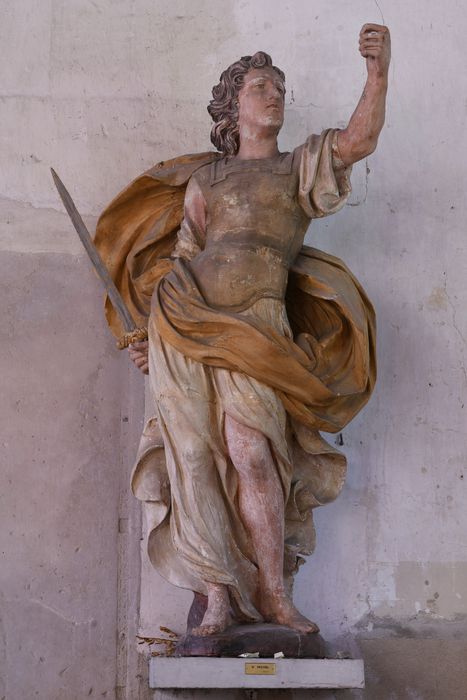 statue : Saint Michel - © Ministère de la Culture (France), Direction Régionale des Affaires Culturelles de Normandie – Tous droits réservés 