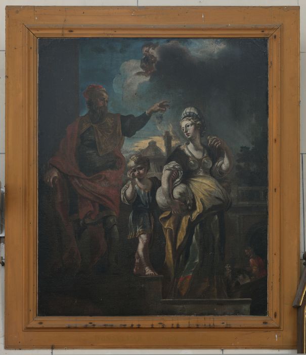 Tableau : Abraham chasse Agar et Ismaël