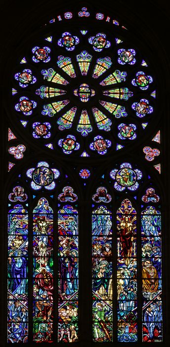 verrière du transept nord