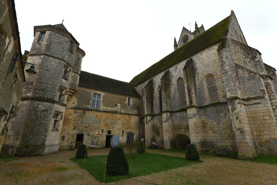 chapelle, logis des moines, ensemble nord-ouest