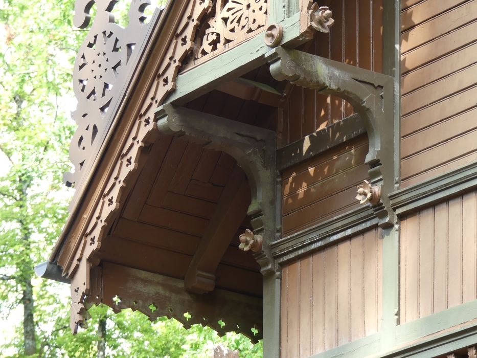 façade sud, détail des aisseliers