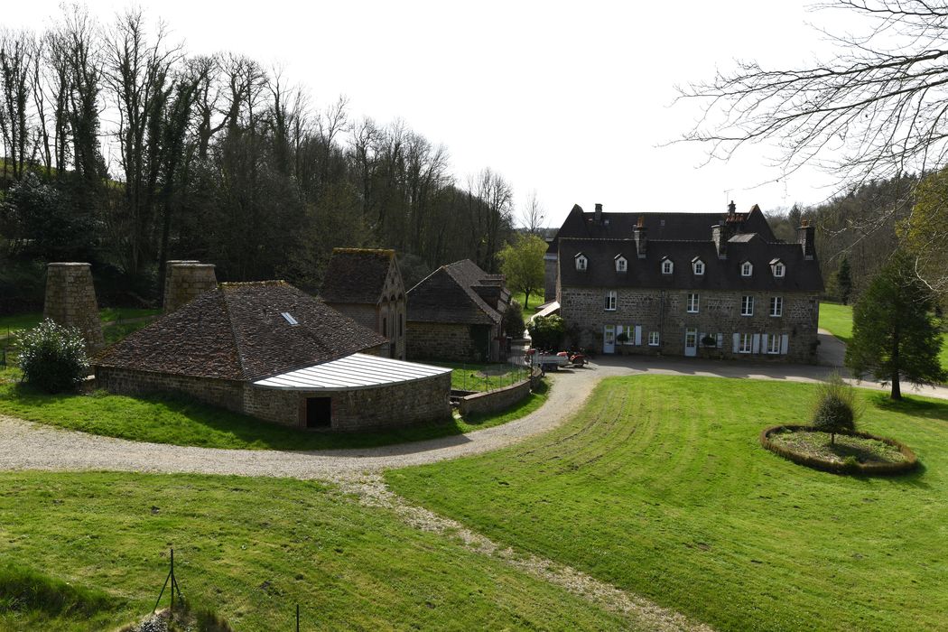 vue générale du site depuis le Nord