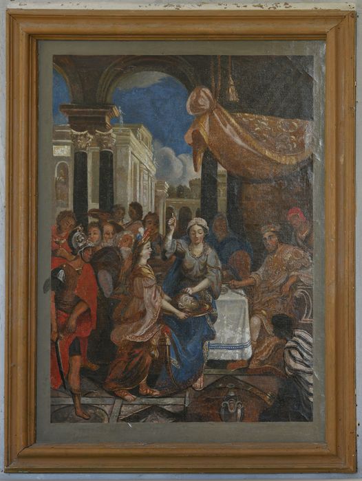 tableau : Salomé apportant la tête de saint Jean-Baptiste à sa mère - © Ministère de la Culture (France), Direction Régionale des Affaires Culturelles de Normandie – Tous droits réservés 