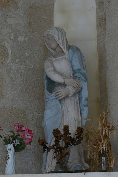 statue : Vierge de douleur - © Ministère de la Culture (France), Direction Régionale des Affaires Culturelles de Normandie – Tous droits réservés