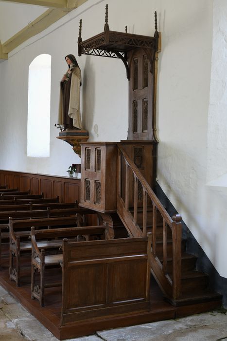 chaire à prêcher - © Ministère de la Culture (France), Direction Régionale des Affaires Culturelles de Normandie – Tous droits réservés 