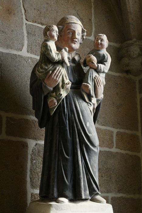 statue : Saint Eustache (?)