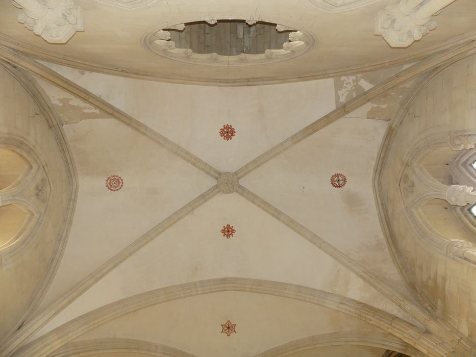 église, voûte de la tribune
