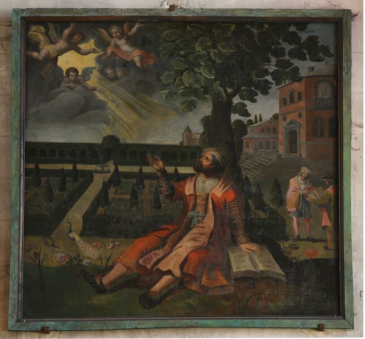 Tableau : l'inspiration de saint Augustin