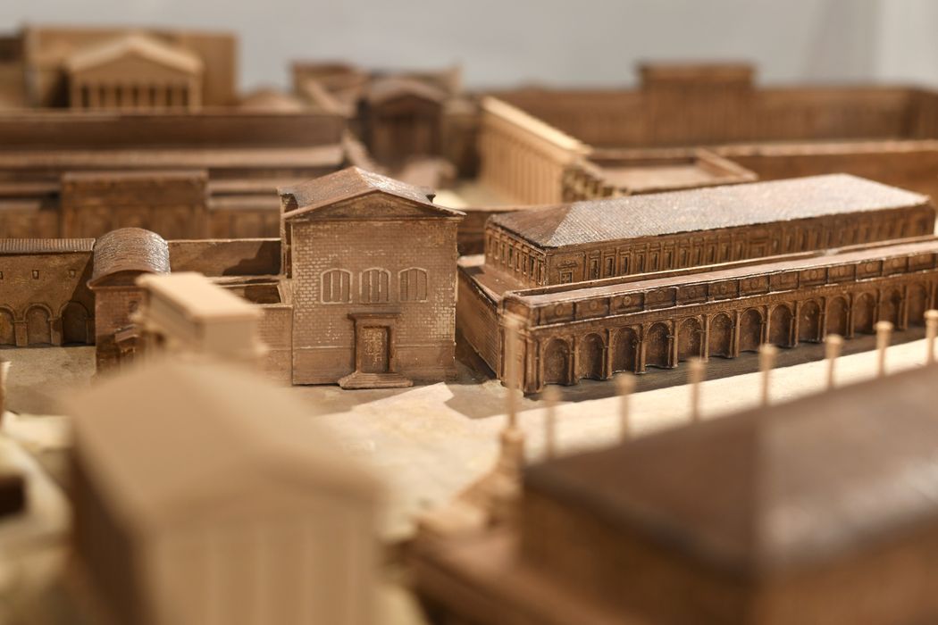maquette : Plan-relief de la Rome antique, détail