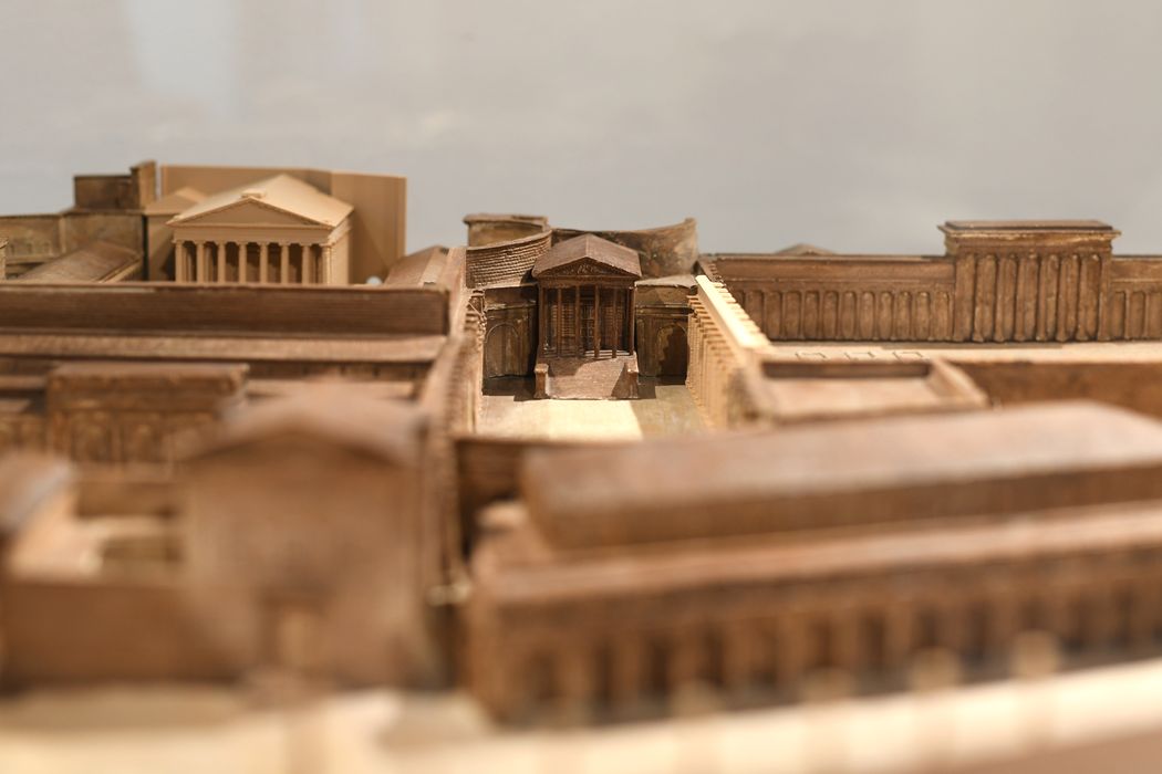 maquette : Plan-relief de la Rome antique, détail