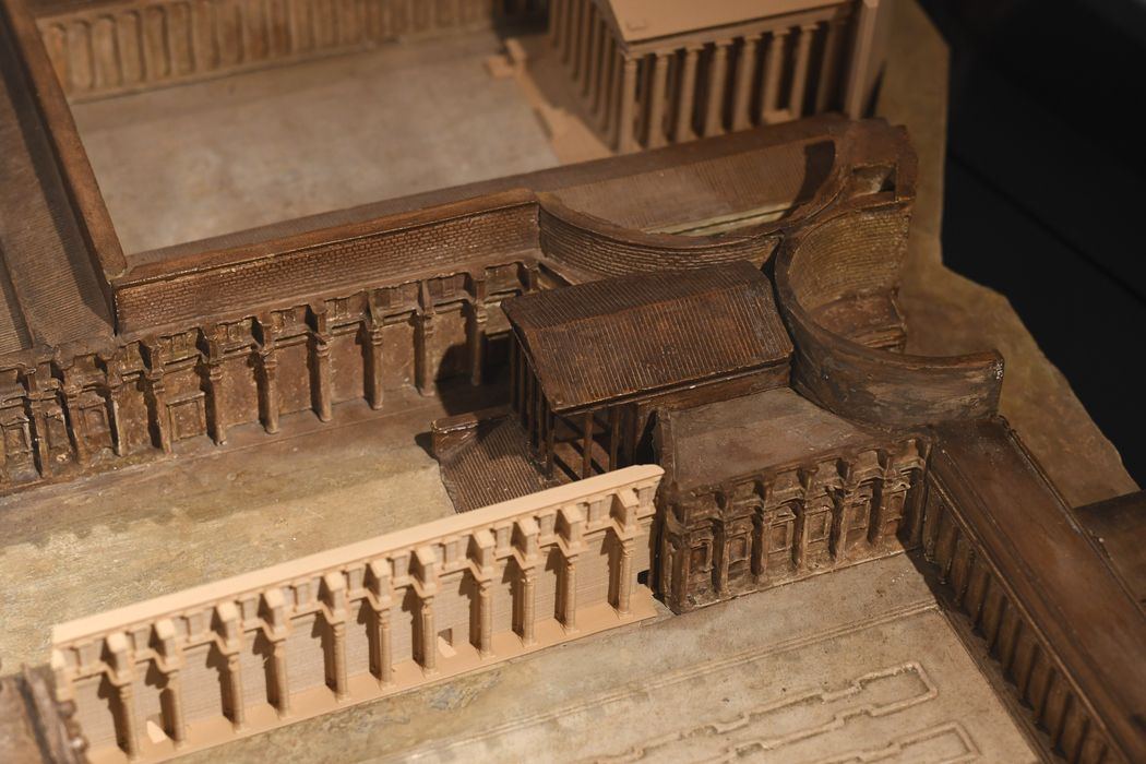 maquette : Plan-relief de la Rome antique, détail