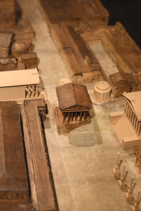 maquette : Plan-relief de la Rome antique, détail