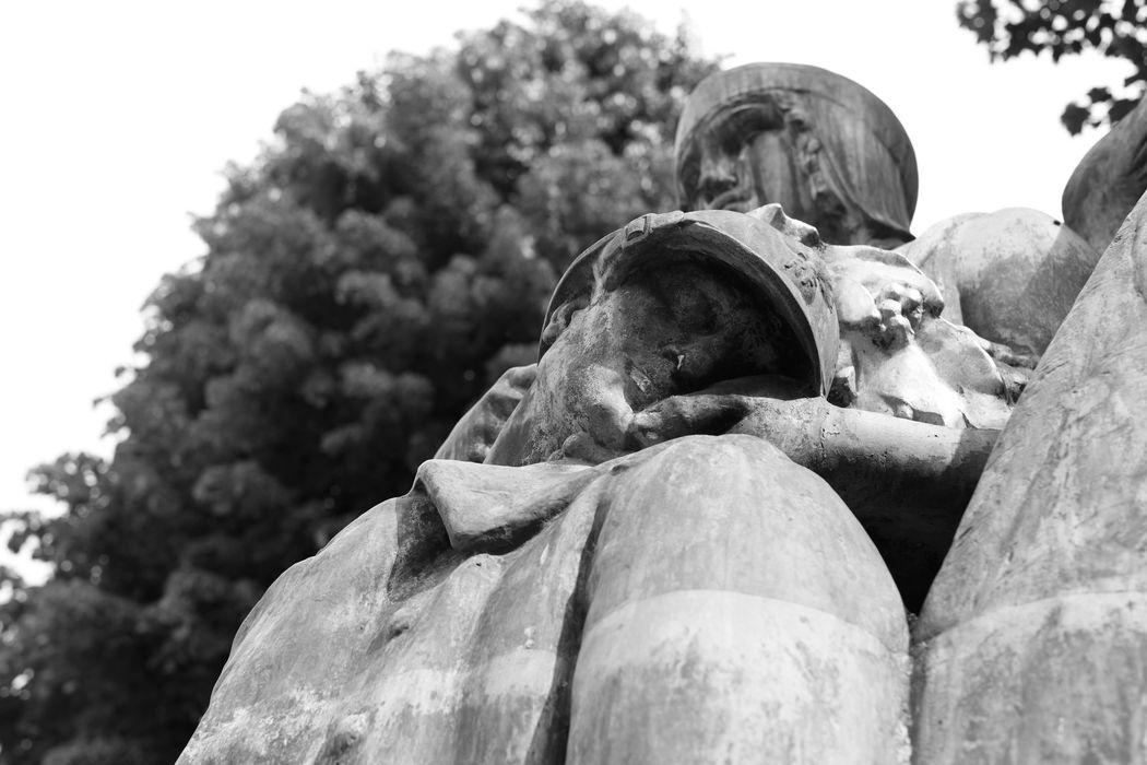 détail de la sculpture