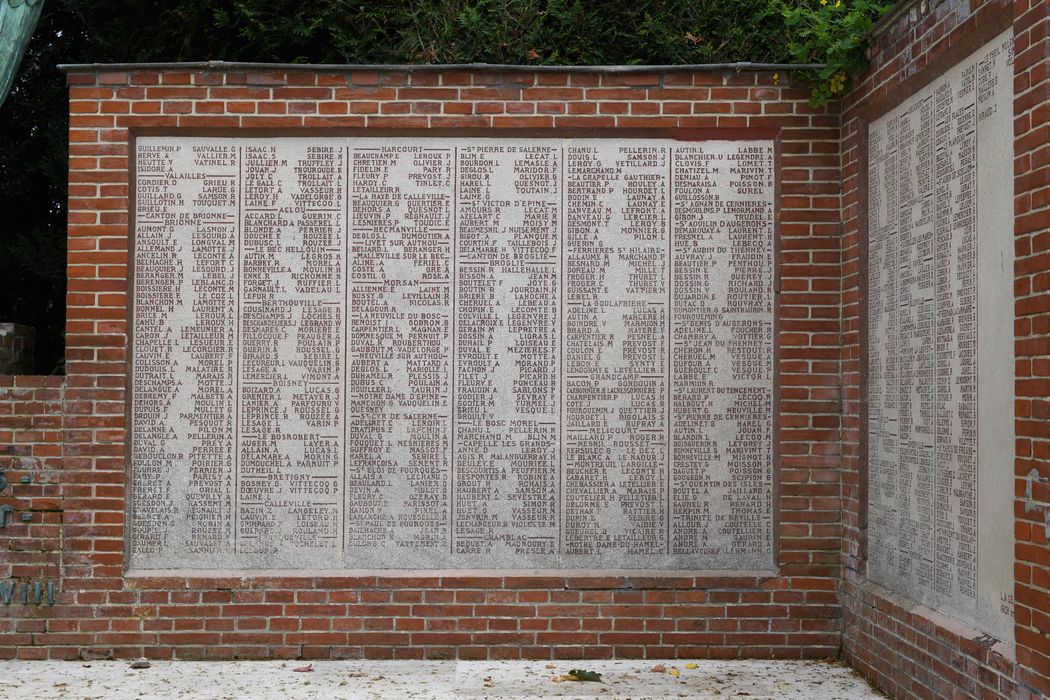 détail des listes des hommes tombés au combat