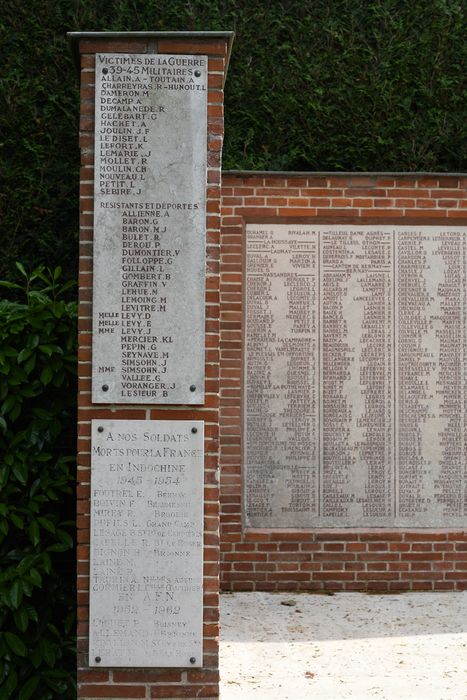 détail des listes des hommes tombés au combat