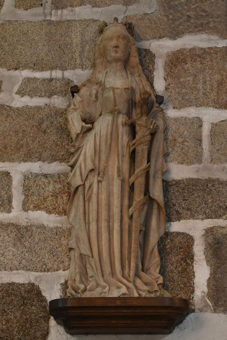 Haut-relief : Sainte Catherine d'Alexandrie