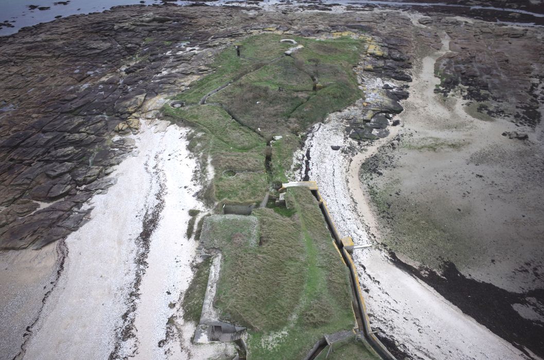 vue aérienne du site