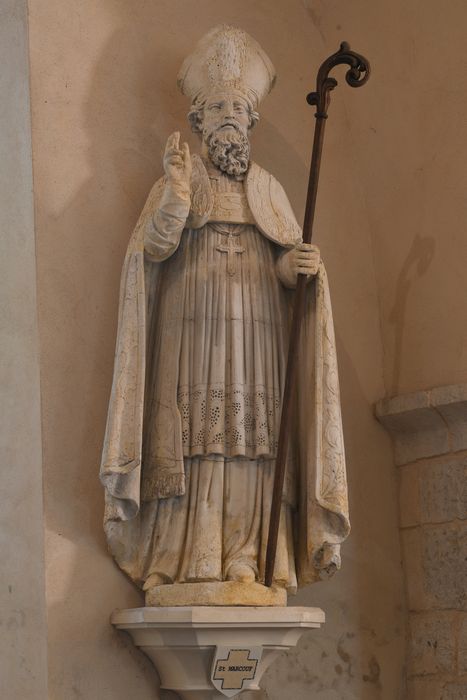Statue : Saint Marcouf abbé